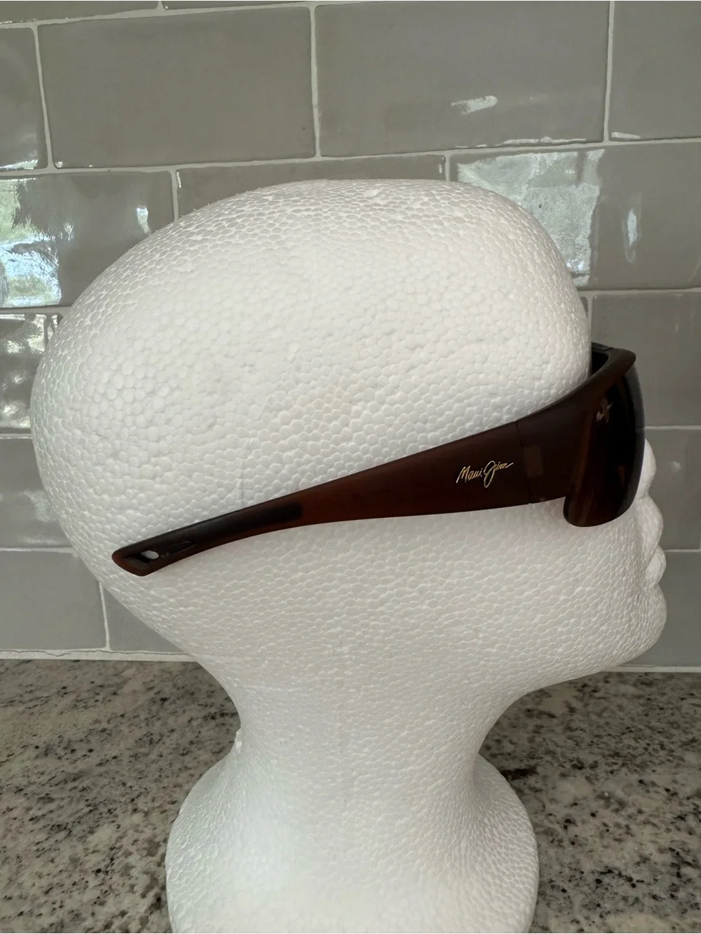 MAUI JIM Polarized Sunglasses MJ 523 26M Switchbacks Rootbeer Brown HCL Bronze